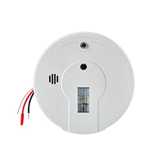 Kidde Hardwired Smoke Detector Alarm with Light and Battery Backup, Battery Included, Interconnectable Kidde Hardwired Smoke Detector Alarm with Light and Battery Backup, Battery Included, Interconnectable