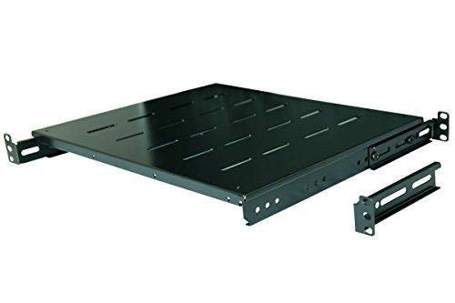 Raising Electronics Fixed Rack Server Shelf 1U 19Inch 4 Post Rack Mount Adjustable 14Inch-20.5Inch #TOP3