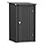 Greesum 3×3FT Outdoor Storage Shed, Metal Sheds with Sloping Roof and Lockable Single Door, Steel Tool Shed for Backyard, Bike, Patio, Garage, Lawn, Black