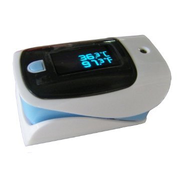 SATURIMETRO DA DITO CON TERMOMETRO MISURATORE