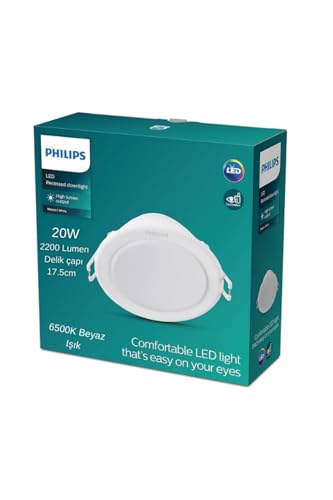 Meson 59469 20w Downlight Spot 17.5 cm Delik Çap 6500K Beyaz Işık 2200 Lümen
