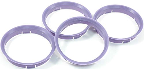 Anillos de centrado lila 74,1-72,6 BMW 74,1 a 72,6, fabricado en Alemania