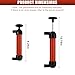 Tuxihapp Multi-Use Siphon Fuel Transfer Pump Kit, Portable Hand Fluid Transfer Pump, Universal Automotive Oil Extractor Accessories for Gas, Water, and Liquids (Red)