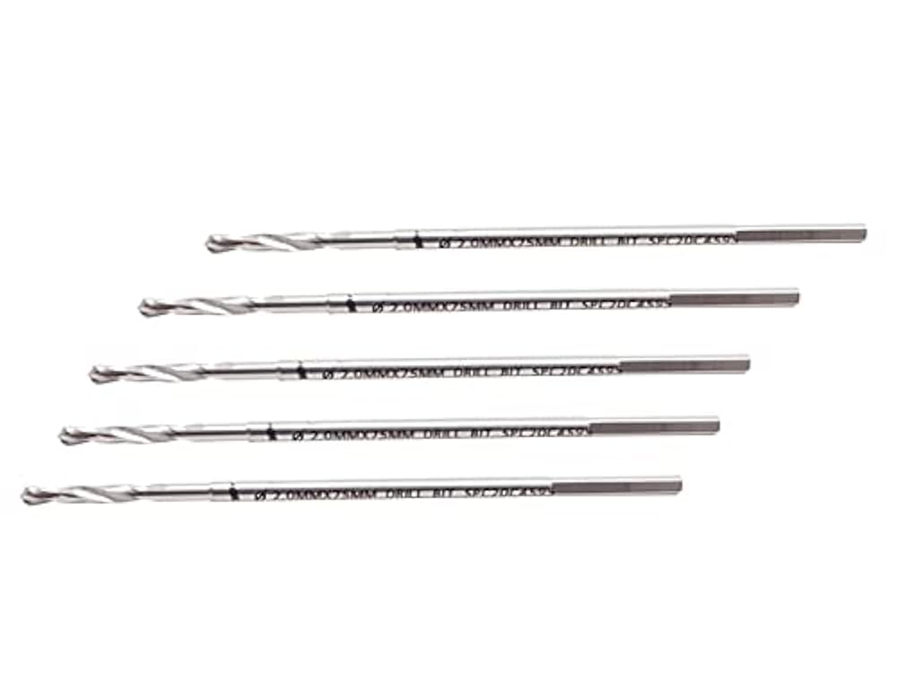 CPN Orthopedic Mandible Drill Bit 2.0mm x 75mm Surgical