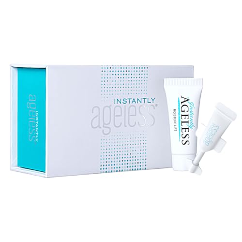 Instantly Ageless - Instant Face Lift Cream - Skin Care for Anti Aging face cream - Wrinkle Tightener - Instant Under Eye Bags Remover - Facelift in a Box of 25 Vials