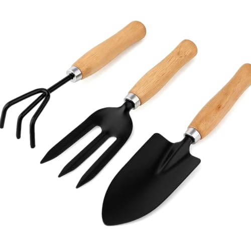 Image of Garden Tools for Home & Nursery Use | Hand Tools for Plant Care & Gardening (4 Pcs Garden Tool Set)