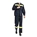 YJKJ Chaqueta Soldadura, Ropa De Trabajo para Hombre, Tecnología Ignífuga GB89865.1-2009 Paño Ignífugo Respirable Cumplir con El Estándar Nacional Prevención De Fuego Traje,Azul,XXXL