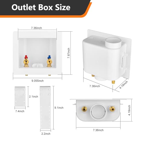 Hesun WH-F1807 Washing Machine Outlet Box thumb #1