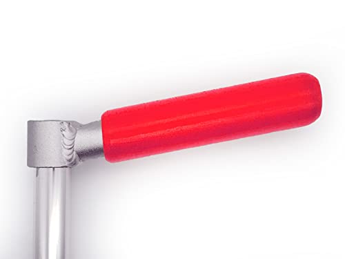Zuca Disc Golf Cart Grip | Easily Slides onto a Zuca Cart Handle | Add Some Style to your ZUCA Cart | Made in the USA | Durable TPU Material | Essential Disc Golf Accessories for Men (Red)