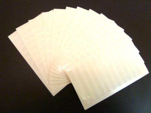 144 Farbige Etiketten – 50x5 Mm, Glänzend Transparent, Selbstklebend, Für Ordner & Organisation