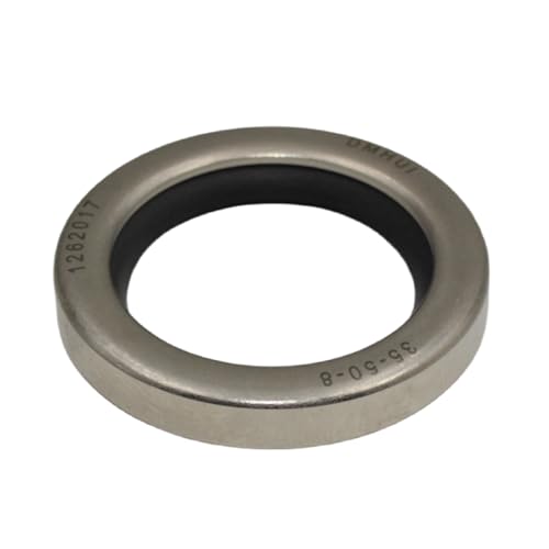 Shaft Seals Oil Seal 35 x 50 x 8 mm B2PT PTFE Single Lip, Stainless Steel High-Pressure Hydraulic Seals, for Industrial Pumps, Screw Air Compressor Rotary Shaft 35-50-8/157