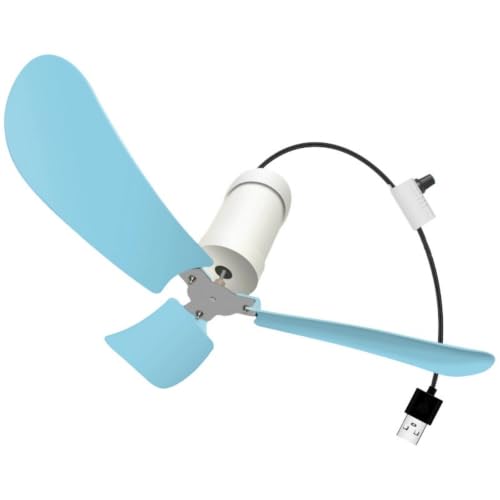 Ventilador de techo solar portátil con panel USB para camping 6