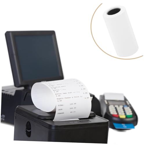 Papier thermique 57 mm pour caisse de supermarché | Idéal pour l'encaissement fluide