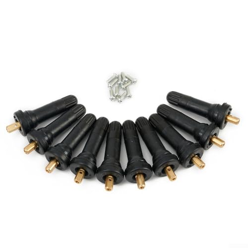 FUANA TPMS Capteur de pression des pneus Capteur de pression des pneus Tige de valve Compatible avec Ford Fiesta Van et autres véhicules