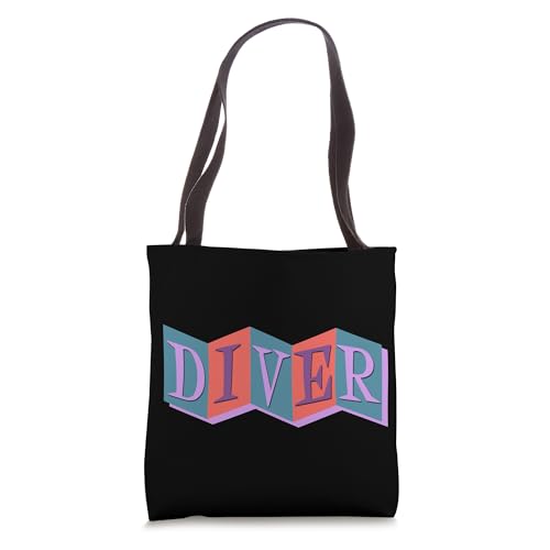 Retro Diver Tote Bag