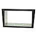 Produktbild tomzz Audio 2439-111 Doppel DIN Radioblende Set kompatibel mit Opel Corsa C Combo Omega B Vectra C Meriva schwarz mit Einbaukit