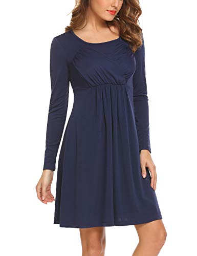 Bricnat - Vestito - linea ad a - Maniche lunghe
