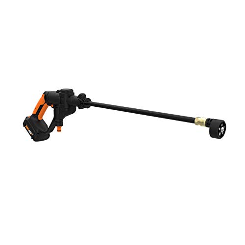 WORX WG625 20V Hydroshot Cordless Portable Power Cleaner, Black and Orange