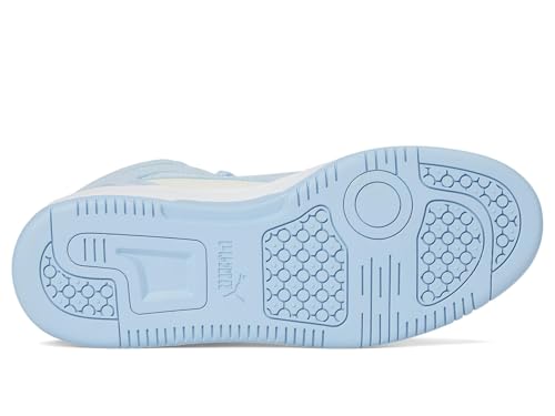 Image of PUMA Women's Rebound Layup Mid Shoes, White-Haute Tropic-Silver AH25, 10.5
