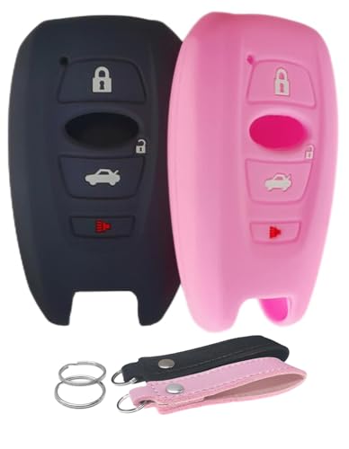 Coque clé Subaru silicone évite usure boîtier cassé 4 boutons