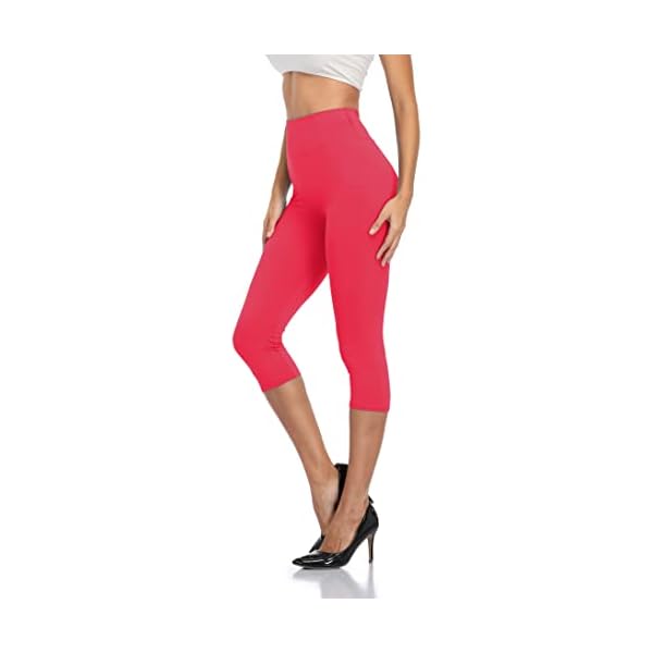 Womens Capri Leggings High Waisted Plus Size Tummy Control Stretchy Workout Joggers Yoga Pants - Image 4