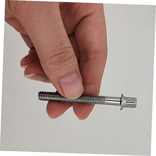 6Pcs Drum Lug Mounting Screws con Arandelas Plata Duraderas para Accesorios de Redoblante Ligero y Fácil de Usar Esencial para Mantenimiento de Batería miniatura 5