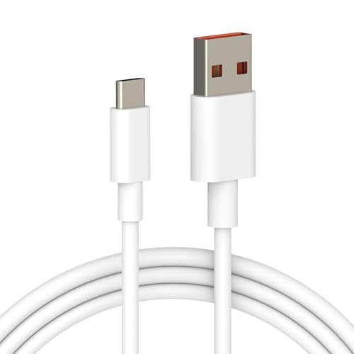 Sounce 120W USB to Type C Charging Cable, White, 1 Meter - Image 2