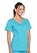 Cherokee Women's Workwear Scrubs Core Stretch V-Neck Top, Turquoise, 2X-Large