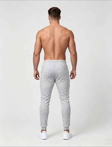 Image of MAIKANONG Mens Slim Fit Joggers Tapered Sweatpants for Gym Running Athletic