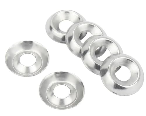 Rondelle coupelle M5 conique sphérique en acier inoxydable 304 A2-70 lot de 50