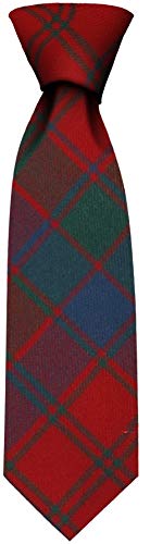 I LUV LTD Gents Neck Tie Robertson Red Ancient Tartan Lightweight Scottish Clan Tie