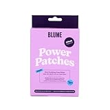 Blume Power Pimple Patches - Calm and Clear Skin with Powerful Pore Strips - Four Hydrocolloid Acne Patches with Salicylic Acid - Pore Minimizing Nose Strips for Removing Impurities (4 Count)
