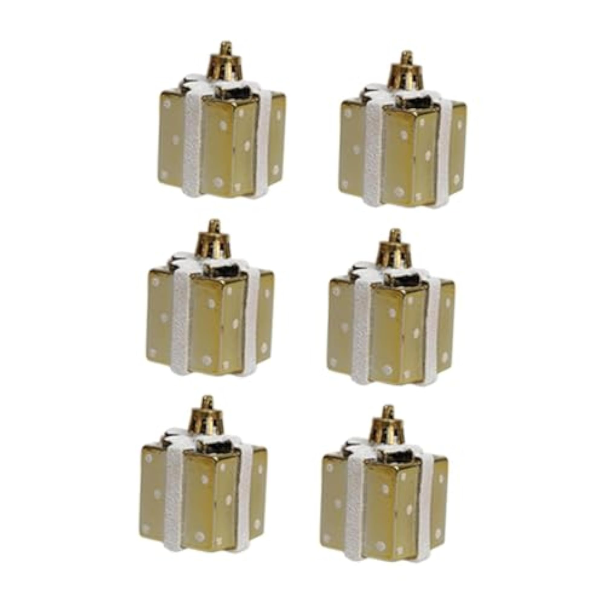 6X Gift Box Hanging Ornaments for Christmas Tree Decoration
