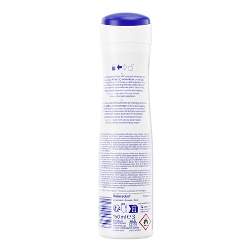 Nivea Fresh Natural 48u Deodorant Spray – 6 x 150 ml - View 2