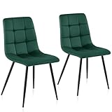 Comfort ottimizzato: la seduta e lo schienale ergonomici di questa poltrona da pranzo/cucina sono imbottiti con schiuma spessa e morbido velluto. Goditi un comfort di lunga durata per ore piacevoli con la famiglia e gli amici al tavolo da pranzo