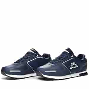 Kappa - ワカ Kappa Voghera 5 Logo Unisex Adult Trainers, Blue Marine