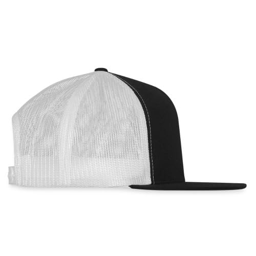 Thunder Strike Lightning Bolt Trucker Hat - Yellow Snapback Cap With Cool Design