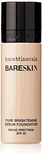 bareMinerals bareSkin Pure Brightening Serum Foundation SPF 20, Bare Linen 03, 1 Ounce