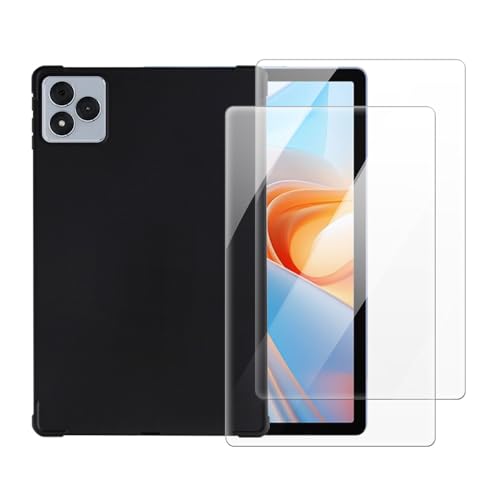 Funda para ITEL VistaTab 10 2024 con cristal templado negro