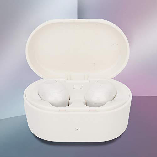 Fone de ouvido intra-auricular Bluetooth intra-auricular Design redondo delicado para dirigir(white)