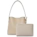 BOSTANTEN Bucket Bag Vegan Leather Shoulder Purses for Women Trendy Adjustable Strap, Khaki