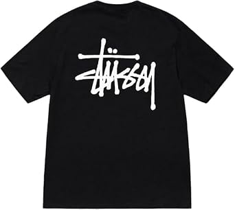 Stussy Basic Logo Short Sleeve T-Shirt Graphic Print