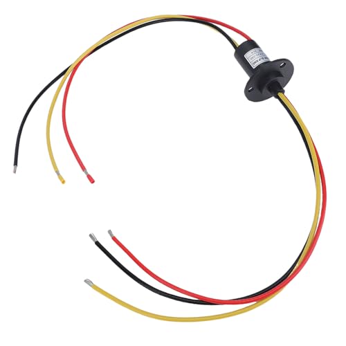 Bague collectrice rotative à contacts dorés pour transmission 30A stable - 2