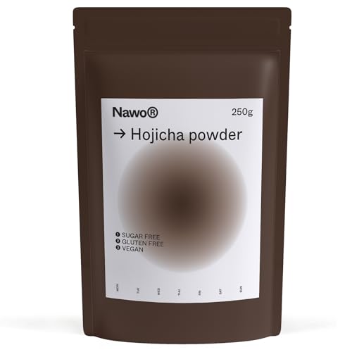 Té Hojicha en Polvo Barista – 250 g, 500 g & 1 kg, Té Verde Tostado Premium, 100% Natural, Perfil Suave y Aromático, Ideal para Lattes, Cafeterías y Uso Profesional – NAWO® Routines (500 g)