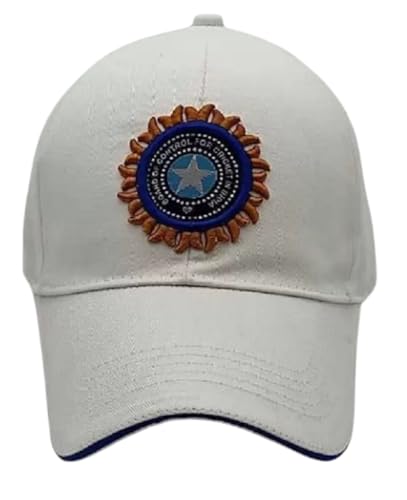 India Cricket Cap Original Quality Head Caps for Men Unisex Mens Cap Adjustable Buckle Caps Men Women for All Sports Cricket Cap