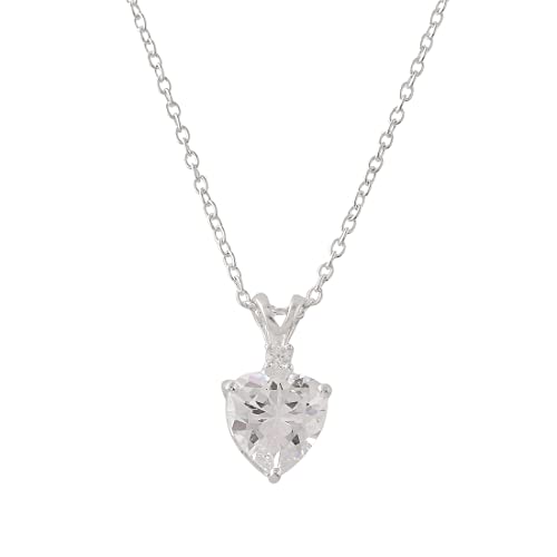 Heart-Shape 925 Sterling Silver Pendant