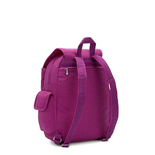 Kipling Mochila média City Pack rosa brilhante