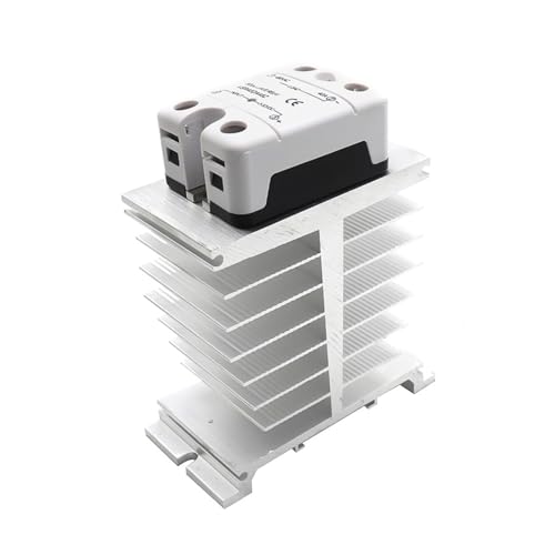Relais statique SSR monophasé 10A à 40A avec dissipateur aluminium
