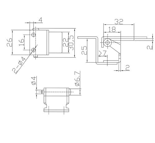 Charnière boîte de commande compteur électrique XJJ-CL105 pour distribution armoire industrielle - 4