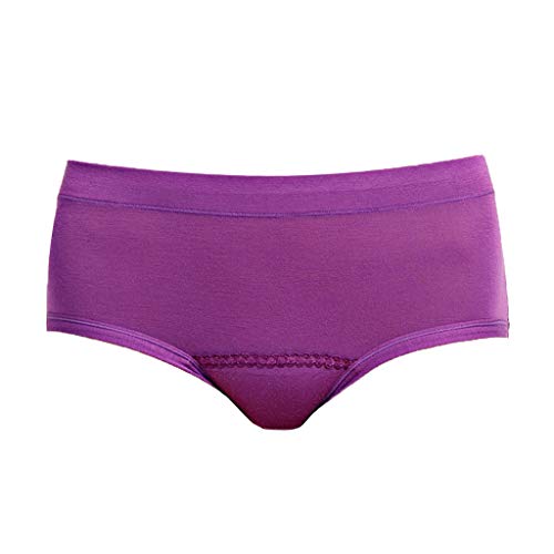 NEWMIND 3PCS Período Menstrual à Noite à Prova de Vazamento Noite Fisiológica Calcinha Sem Costura M